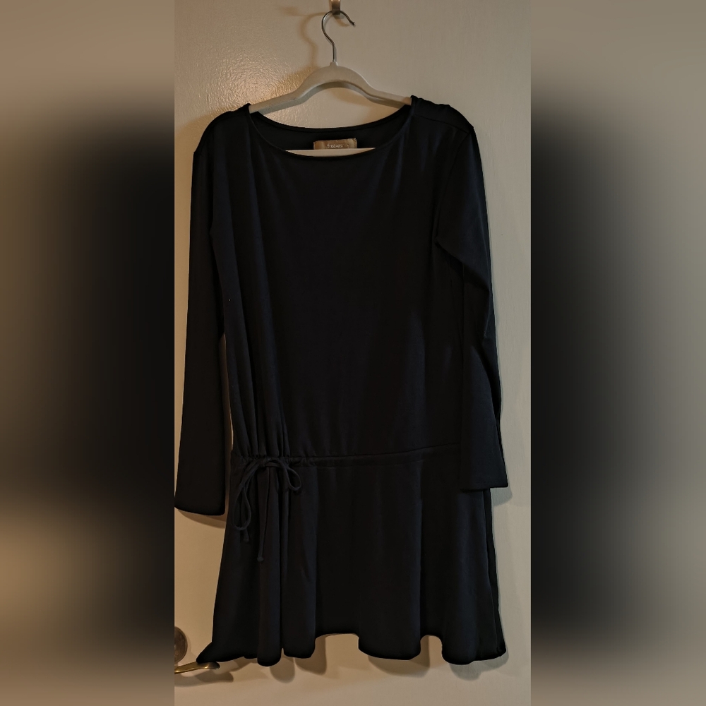 Free People Good Feels Long Sleeve Mini Dress XL, Black - Picture 5 of 11